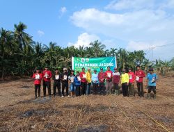 Pemerintah Desa Majelis Hidayah, Bersama Kapolsek Kuala Jambi, Menyukses Kan Menanam Ketahanan Pangan ( Jagung ).