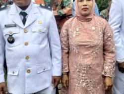 KEPALA DESA SUNGAI TOMAN ZULKARNAIN MENGUCAPKA HUT BHAYANGKARA POLRI KE 79 , 1 JULI 2025.