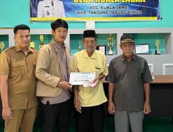 DESA KUALA LAGAN KECAMATAN KUALA JAMBI SALURKAN BANTUAN LANGSUNG TUNAI DANA DESA (BLT-DD) TAHUN ANGGARAN 2025