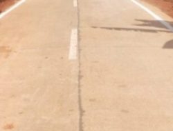 Warga Geragai Sambut Dengan Optimis, Dengan Rampung nya Dua Ruas Jalan Rigid Beton.