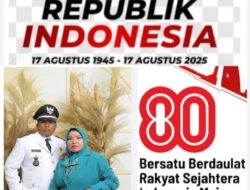 Kades Kuala Simbur ( Juhaifah ) Mengucapkan HUT RI ke 80