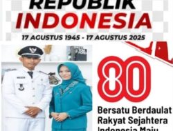 Kades Sungai Camara ( M.Arif Kamil ) Mengucapkan Dirgahayu HUT RI ke 80