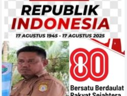 Kades Koto Kandis Dendang ( Suwito) Mengucapkan HUT RI ke 80.