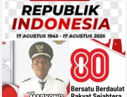 Kades Kota Baru ( Maryono ) mengucapkan HUT RI ke 80.