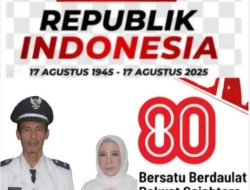 Kades Lagan Tengah ( Asrofin ) Mengucapkan HUT RI ke 80.