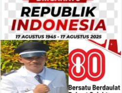 Kades Kuala Dendang ( Abdul Samad Syam ) Mengucapkan HUT RI ke 80.