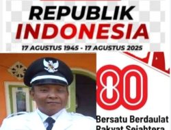 Kades Pandan Sejahtera ( Purwadi )mengucapkan HUT RI ke 80.