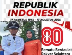 Kades Lagan Ulu ( M.Zia ul Azmi ) mengucapkan HUT RI ke 80.