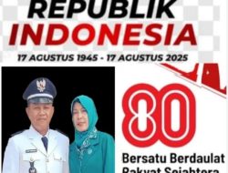 Kades Rantau Rasau 1 ( Deni  Permana ) Mengucapkan Dirgahayu HUT RI ke 80