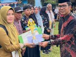 SMA Negeri 8 Sukses Gelar Pembagian raport Semester, Muhammad Adriyan Pirmanda Raih Juara 1 Umum.