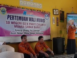SDN 02/X Parit Culum II Gelar Pembagian Rapor Semester, Perkuat Kolaborasi Sekolah dan Orang Tua.