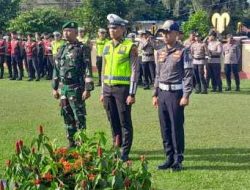 Dishub Tanjab Timur Bersama Tim Gabungan Gelar Apel Pasukan Pengamanan Tahun Baru 2026.