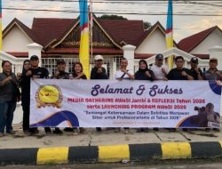 Rangkaian HUT ke-3 Awasi Jambi, Wartawan Siber Gelar Refleksi Akhir Tahun Dan Media Gathering.